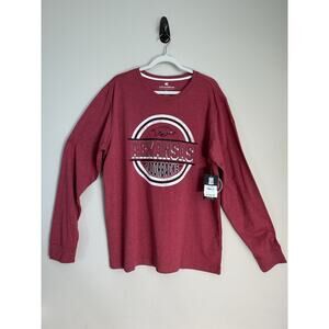 Arkansas Razorbacks Colosseum Red Crew Long Sleeve Men’s XL NWT